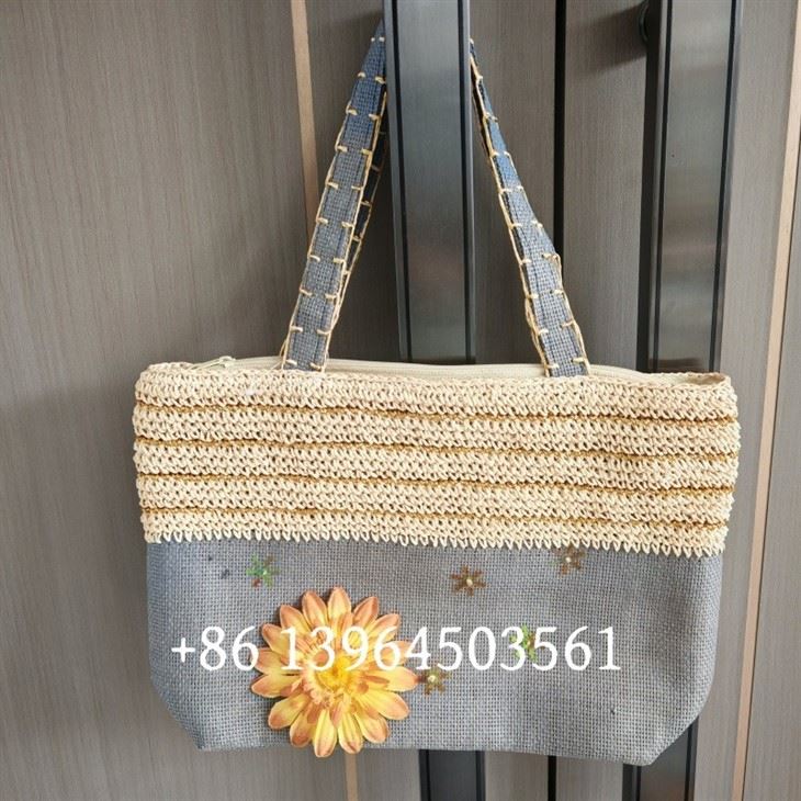 Paper Straw Beach Sea Shoulder Bags