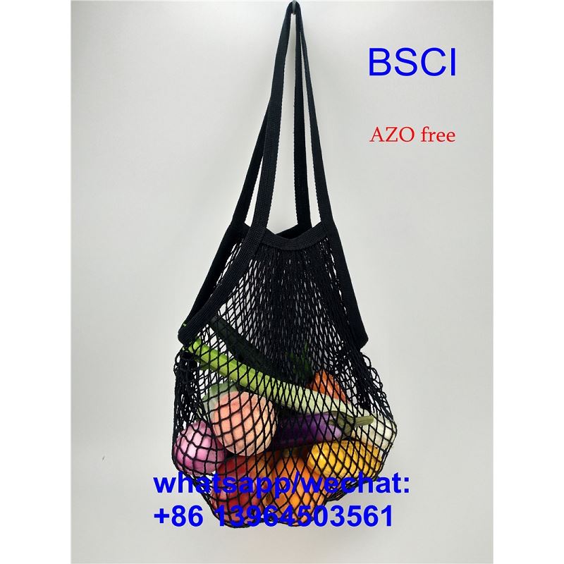 ถุงตาข่ายช้อปปิ้งตลาดผ้าฝ้าย